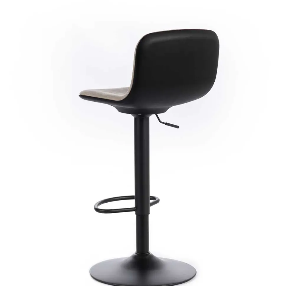 Barstühle mit gepolsterter Rückenlehne - Xivadro (2er Set)