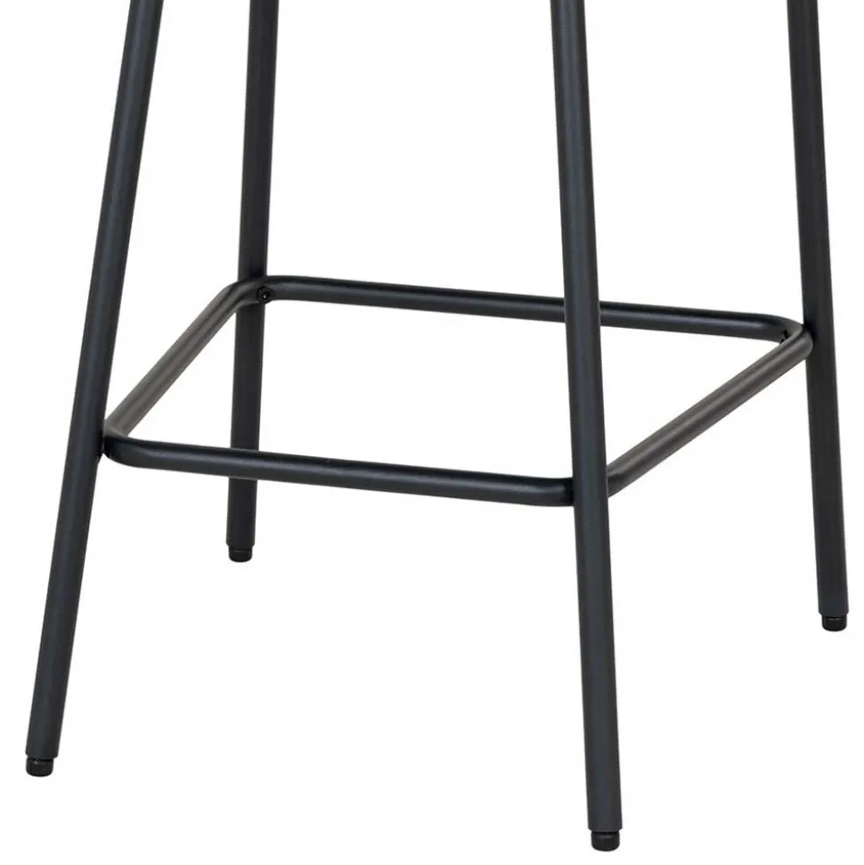 Barstuhl in Cremeweiß Boucle - Elliot