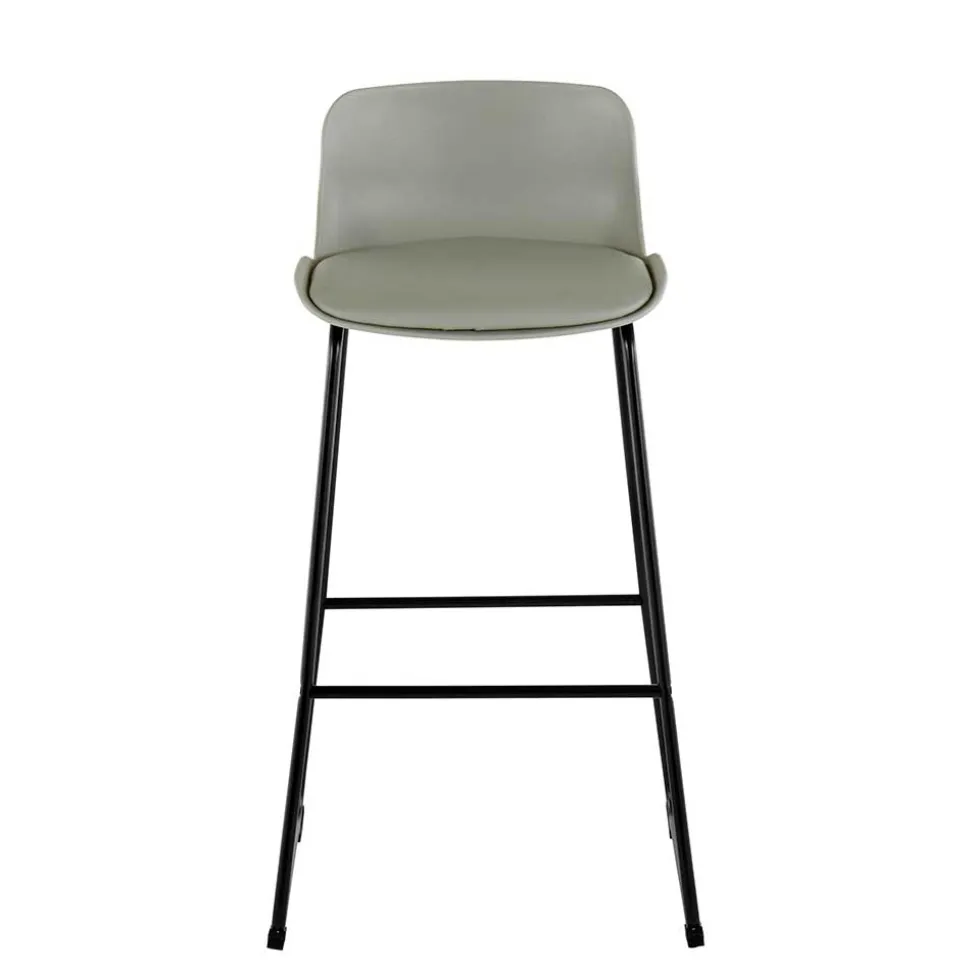 Barstuhl in Grau und Schwarz - Cavanna (2er Set)