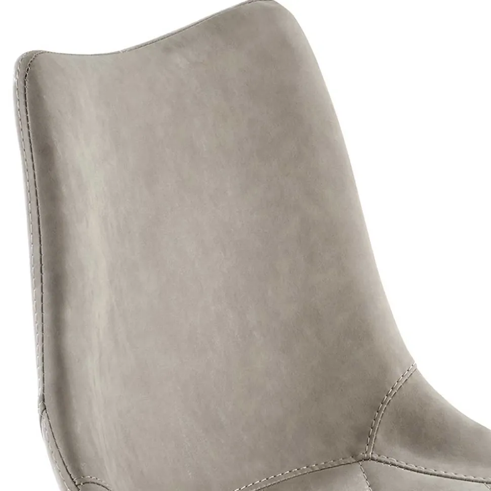 Barstuhl mit Schalensitz in Lichtgrau - Inn