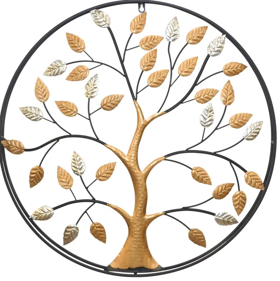 Baum Wanddekoration mit rundem Rahmen - Campitello