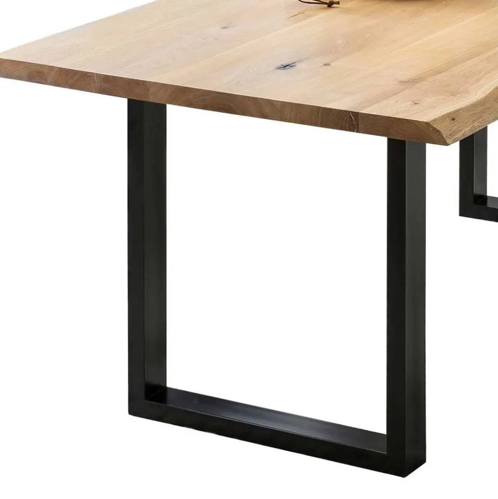 Baumkante Esszimmertisch aus Eiche - Selvina