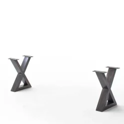 Baumkanten Essbank in Akazie Grau - Simael