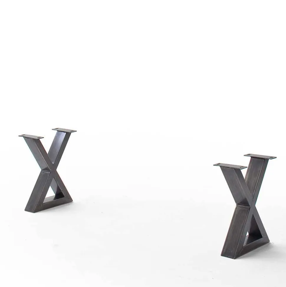 Baumkanten Essbank in Akazie Grau - Simael