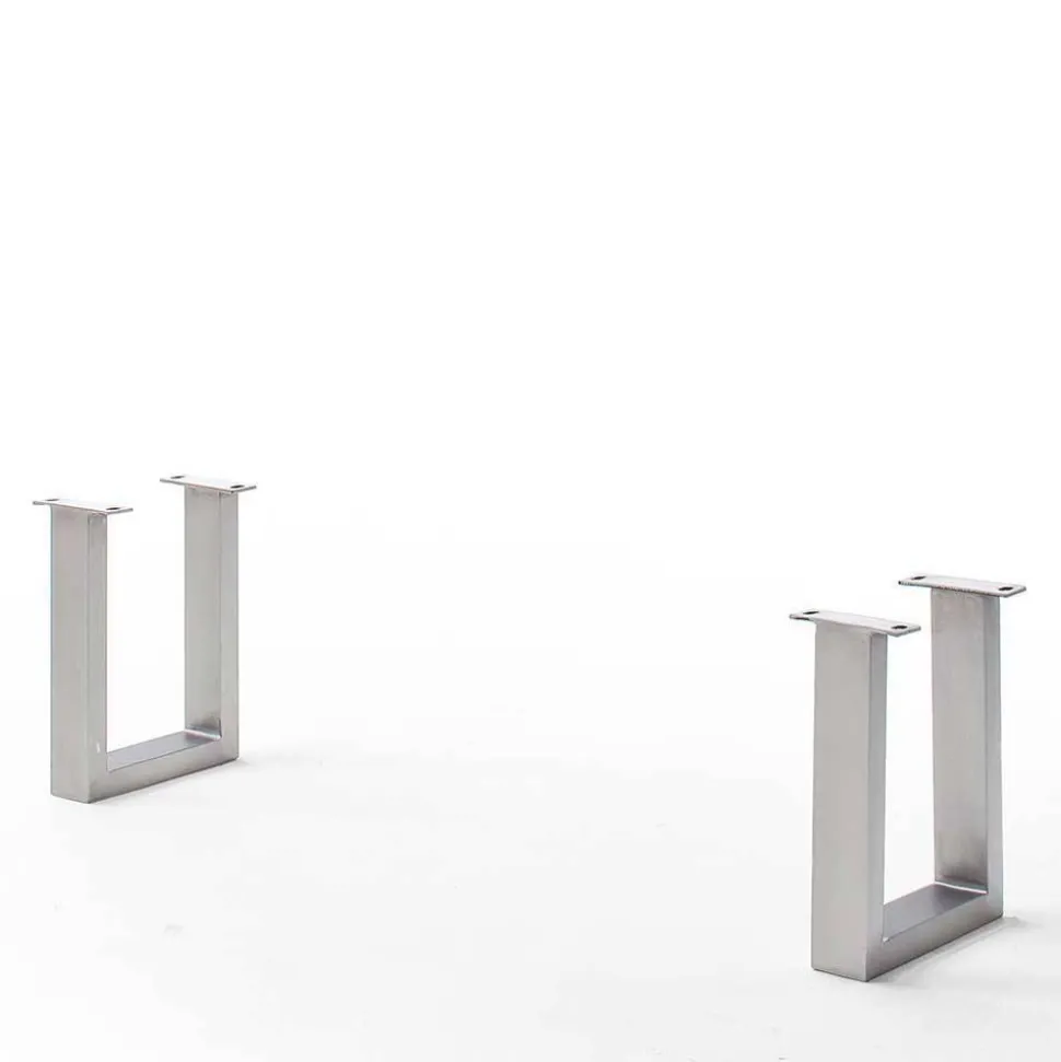 Baumkanten Esstischbank mit Bügelgestell - Lydija