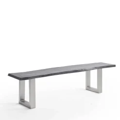 Baumkanten Küchenbank in Akazie Grau - Clause