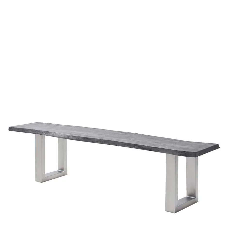 Baumkanten Küchenbank in Akazie Grau - Clause