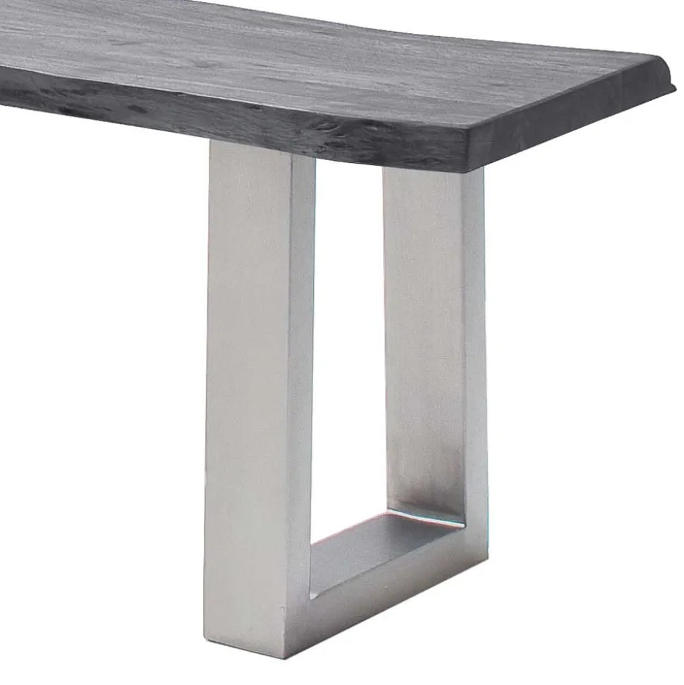 Baumkanten Küchenbank in Akazie Grau - Clause