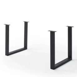 Baumkanten Küchentisch in Akazie Grau - Balanza