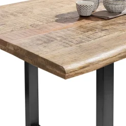 Baumkantentisch aus Mangobaum Massivholz - Danae