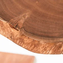 Baumscheiben Wandboards aus Akazie Massivholz - Tofana (dreiteilig)