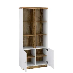 Bücherregal in Holz verwittert Dekor - Heico