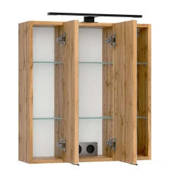 Beckenschrank & Spiegelschrank & Unterschrank - Crystoga (dreiteilig)