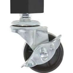 Beistelltisch auf Rollen in Schwarz - Holiday