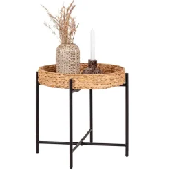 Beistelltisch aus Geflecht Wasserhyazinthe - Ofmany