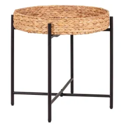 Beistelltisch aus Geflecht Wasserhyazinthe - Ofmany