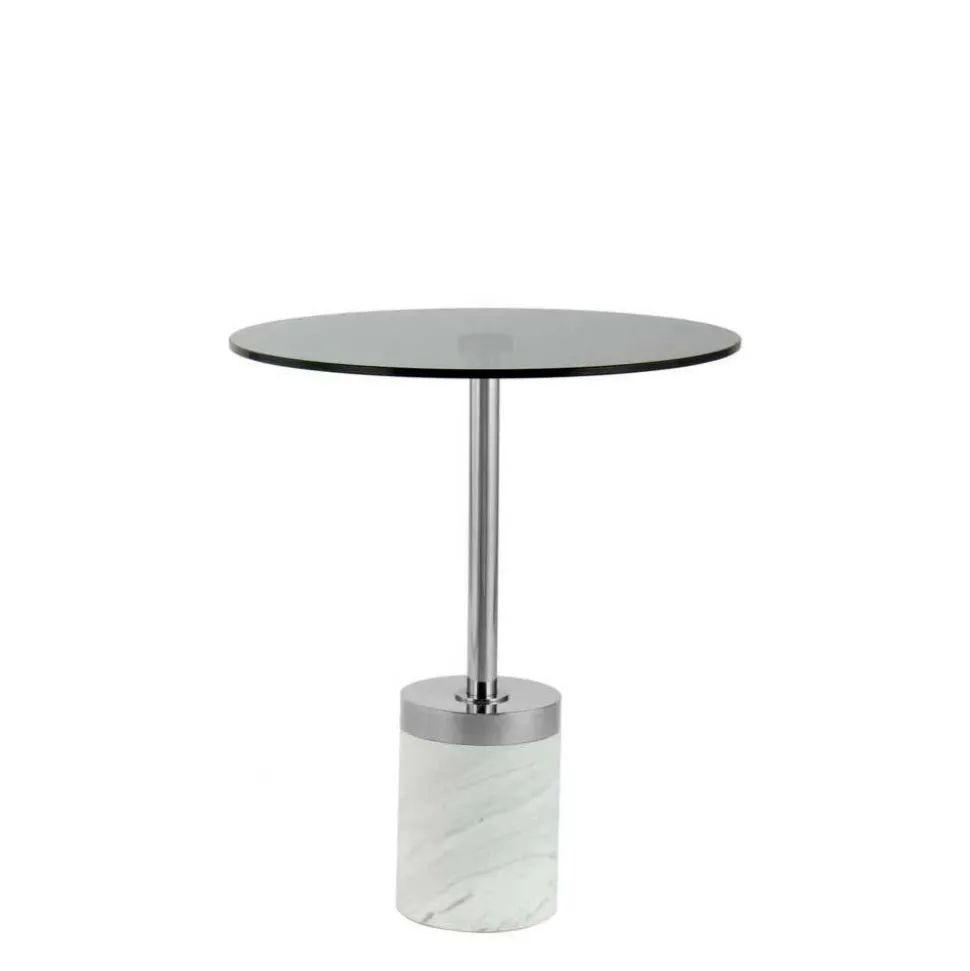 Beistelltisch aus Rauchglas - Lania