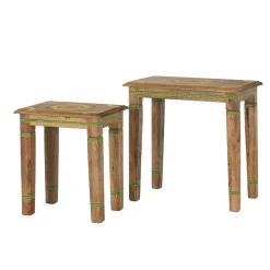 Beistelltisch Duo im Boho Style - Losvonos (zweiteilig)