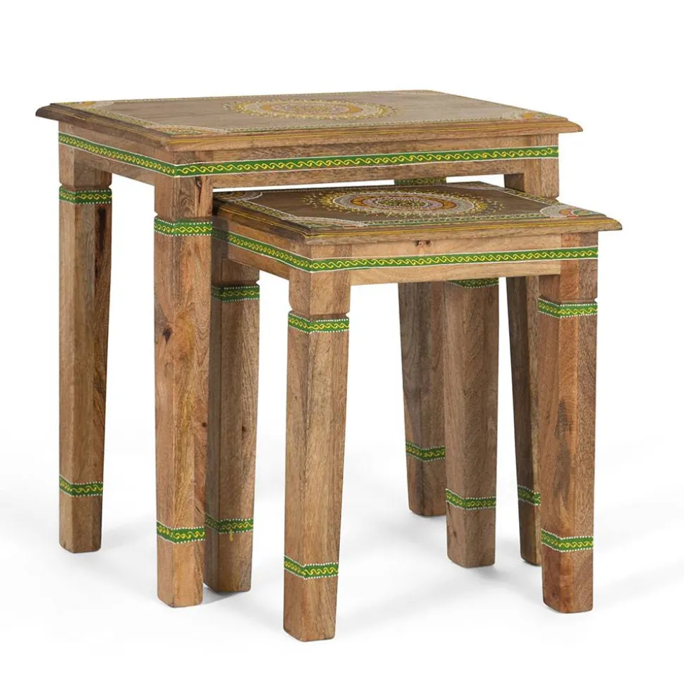 Beistelltisch Duo im Boho Style - Losvonos (zweiteilig)