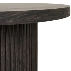 Beistelltisch in Dunkelbraun Holzoptik - Nirameso