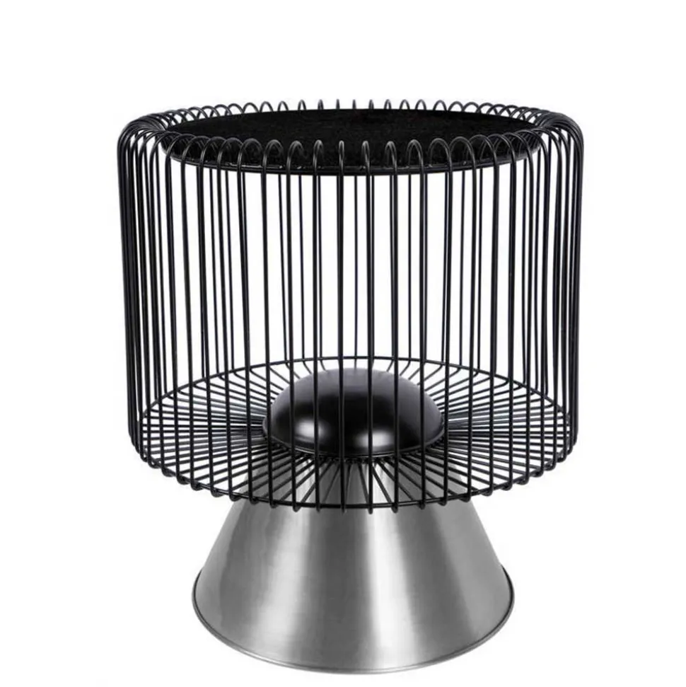 Beistelltisch in Schwarz Marmorplatte - Davork