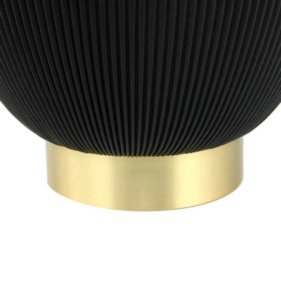 Beistelltisch in Schwarz Kunstleder - Viborg