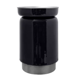 Beistelltisch in Silber mit Anthrazit - Gulia