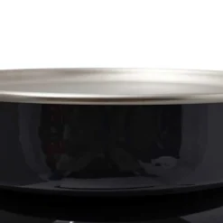 Beistelltisch in Silber mit Anthrazit - Gulia