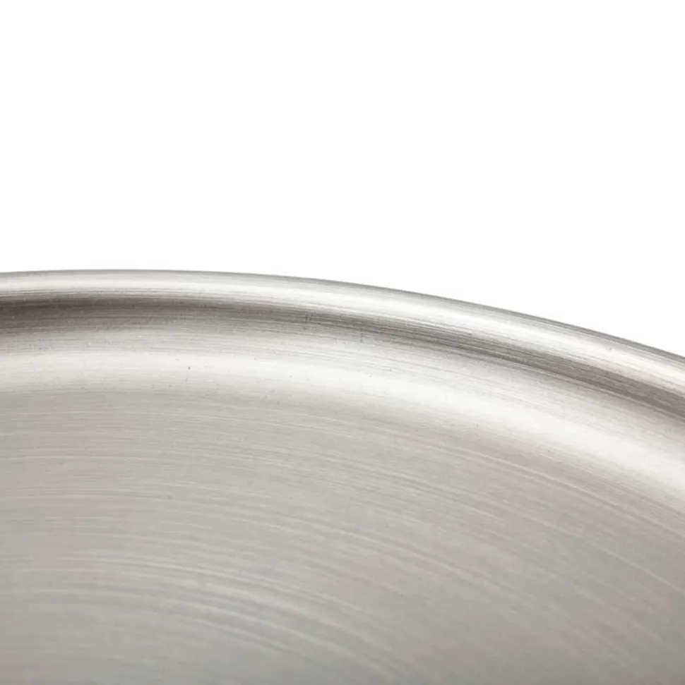 Beistelltisch in Silber mit Anthrazit - Gulia