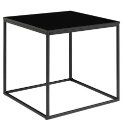 Beistelltisch mit Bügelgestell in Schwarz - Espnoz