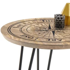 Beistelltisch mit Herr der Ringe Zitat - Loenie