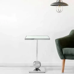 Beistelltisch mit Spiegelglas-Platte - Lusa