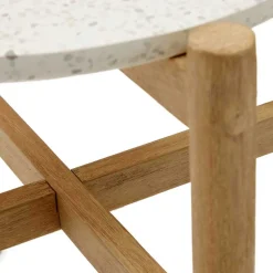 Beistelltisch mit Terrazzo Platte - Finola