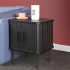 Beistelltisch Nachtkommode mit Schiebetüren - Lurymav