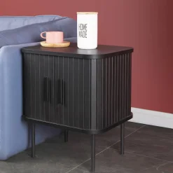 Beistelltisch Nachtkommode mit Schiebetüren - Lurymav