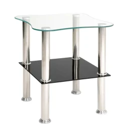 Beistelltisch Namira in Edelstahl-Optik