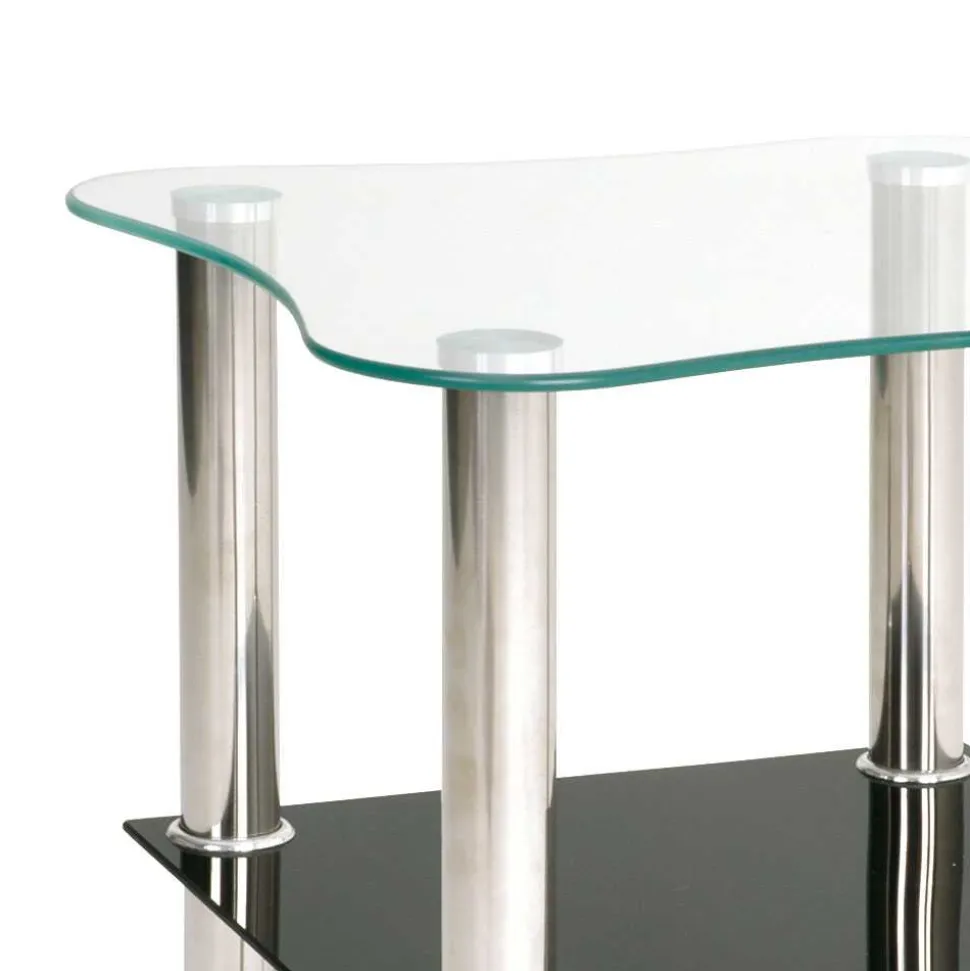 Beistelltisch Namira in Edelstahl-Optik