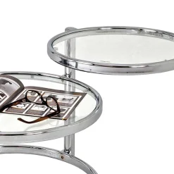 Beistelltisch Rounder in Silber