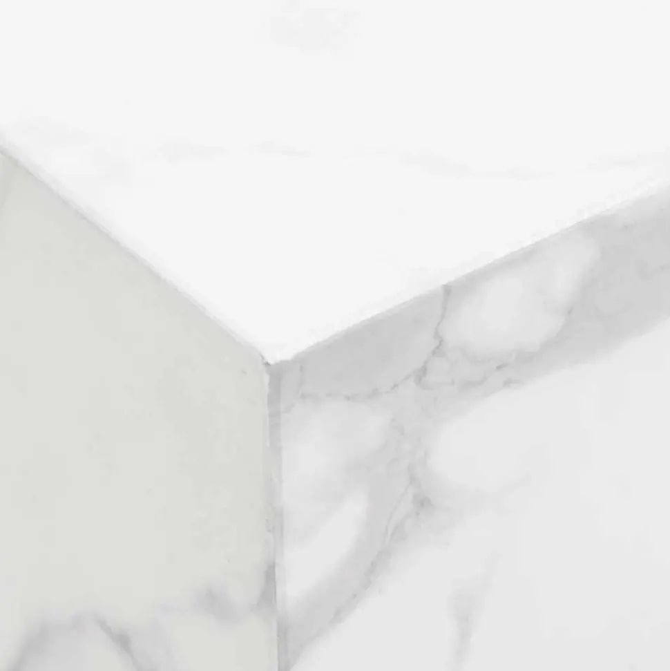 Beistelltisch Set in Marmor Optik - Buryas (zweiteilig)