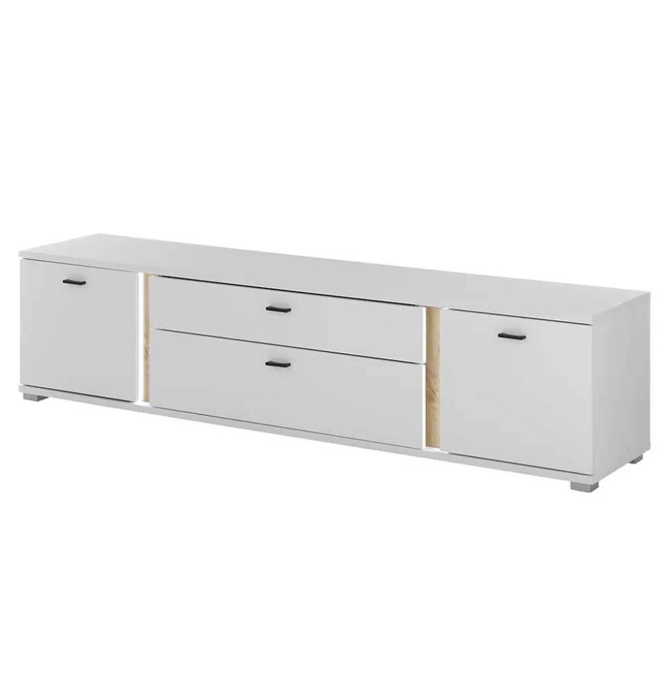 Beleuchtete TV Anbauwand Möbelset - Racelyn (dreiteilig)