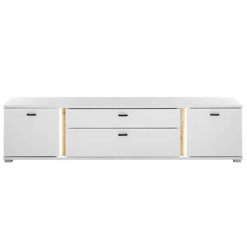 Beleuchtete TV Anbauwand Möbelset - Racelyn (dreiteilig)