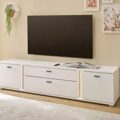 Beleuchtete TV Kommode mit 200 cm Breite - Racelyn