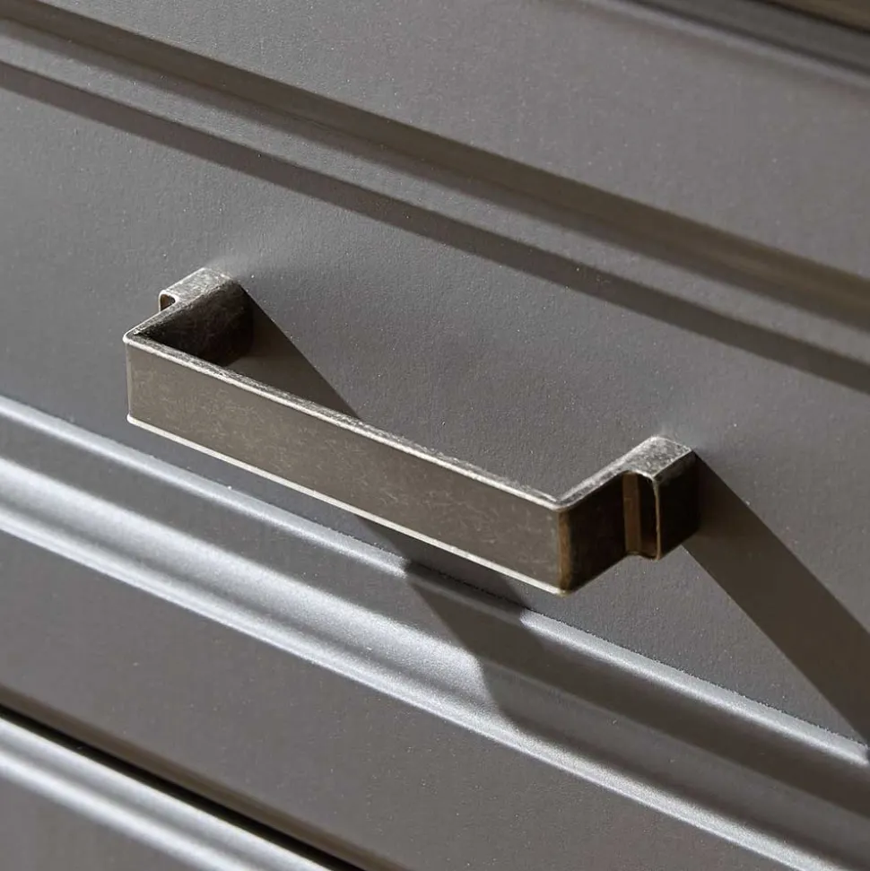 Beleuchtete TV Wohnwand Landhaus - Thumbs (vierteilig)