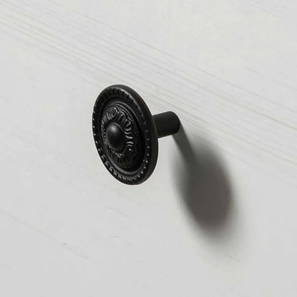 Beleuchtete Wohnwand Chelles im weißem Landhausstil (vierteilig)