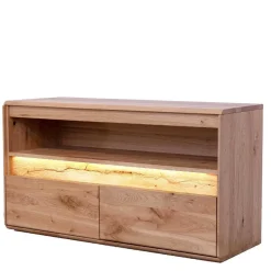 Beleuchtetes TV Element aus massiver Wildeiche - Acmida