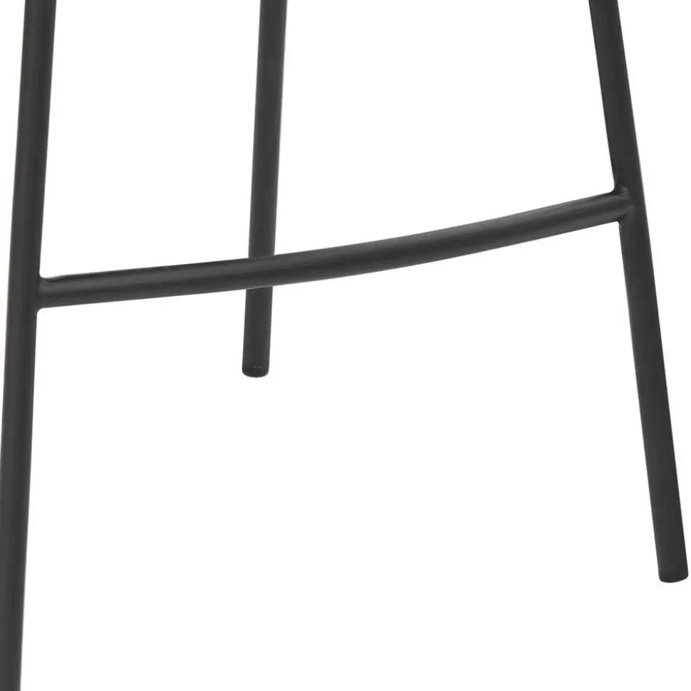 Bequemer Barstuhl in Anthrazit & Schwarz - Ambrogio