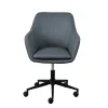Bequemer Büro Polsterstuhl in Grau Stoff - Jayant
