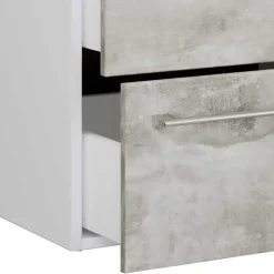 Betonoptik Badezimmermöbel Set - Salvadore (vierteilig)