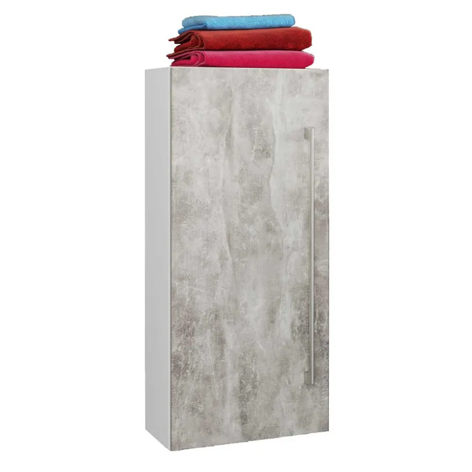 Betonoptik Badezimmermöbel Set - Salvadore (vierteilig)