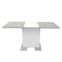 Betonoptik Säulentisch & Freischwinger - Gates (fünfteilig)